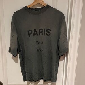 Anine Bing Charcoal Graphic Tee